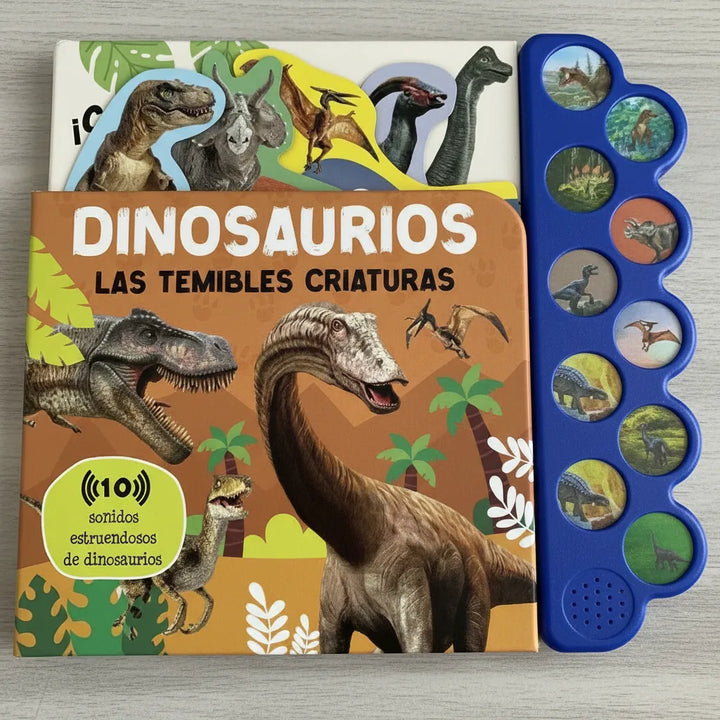 Libro De Sonidos Dinosaurios Las Temibles Criaturas Niños