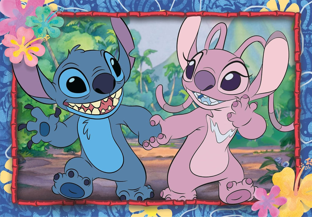 Rompecabezas 2x20 Piezas Stitch Para Niños