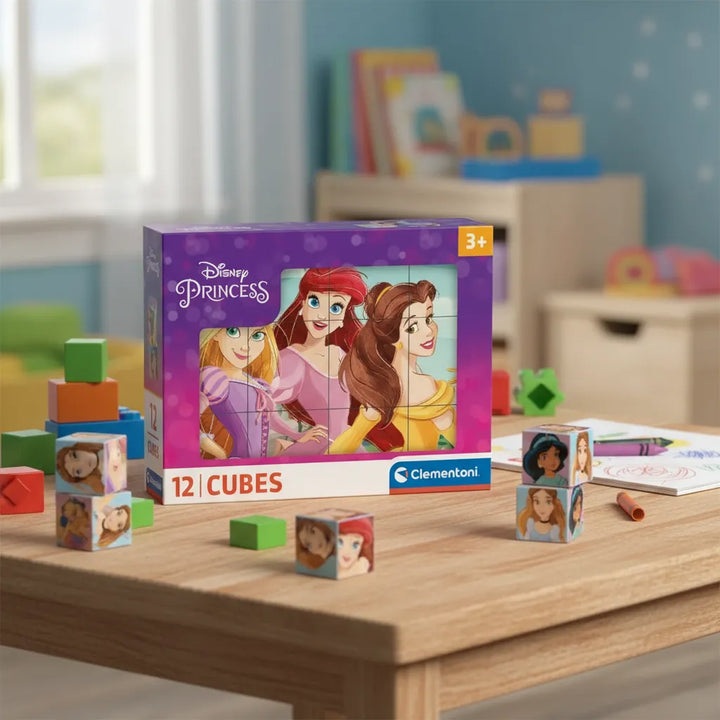 Rompecabezas Cubos Princesas Disney Clementoni Para Niños