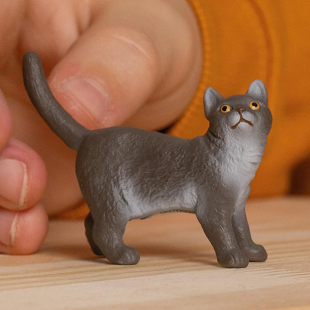 Figura Gato Británico Pintada A Mano Schleich