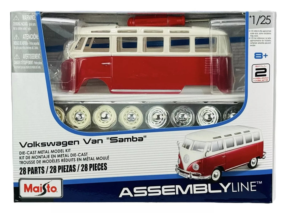 Carro A Escala Volkswagen Samba Ensamblar