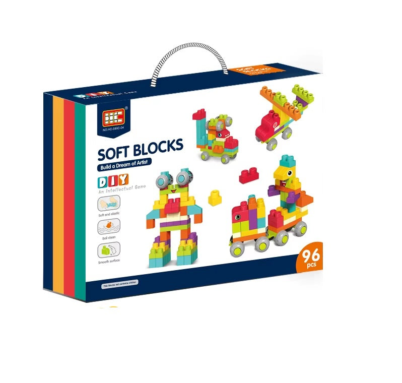 Juego Bloques De Construcción 96 piezas Niños