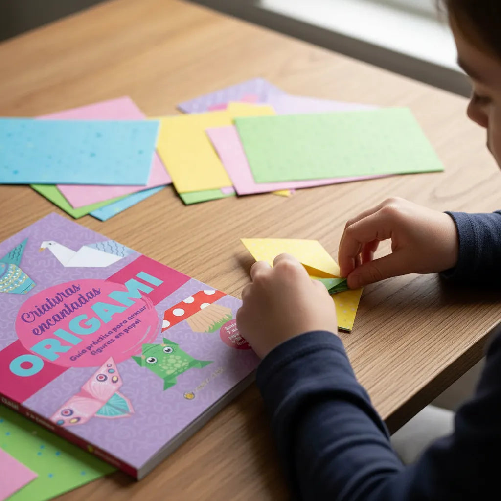 Libro Crea Origami Criaturas Encantadas Para Niños