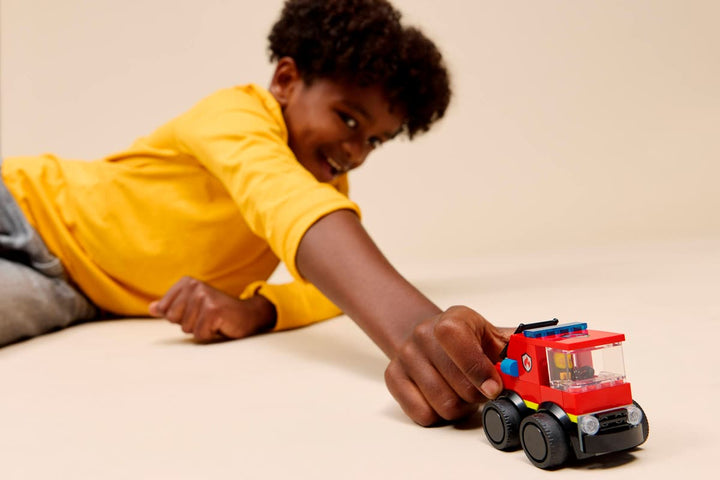 Juego Construcción Camión De Bomberos 67 Piezas Niños