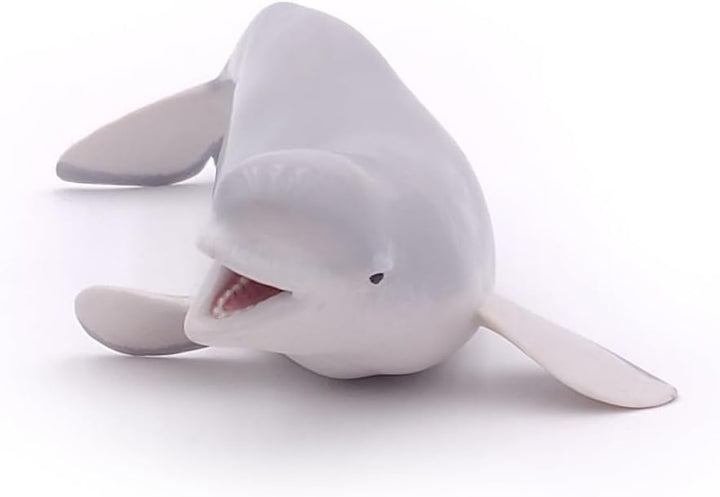 Figura Coleccionable Delfín Beluga Papo Pintada A Mano