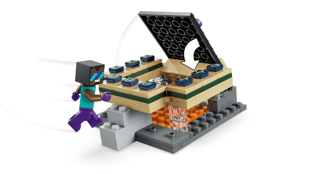 Juego Construcción Viaje Al Portal Del Nether Lego Original