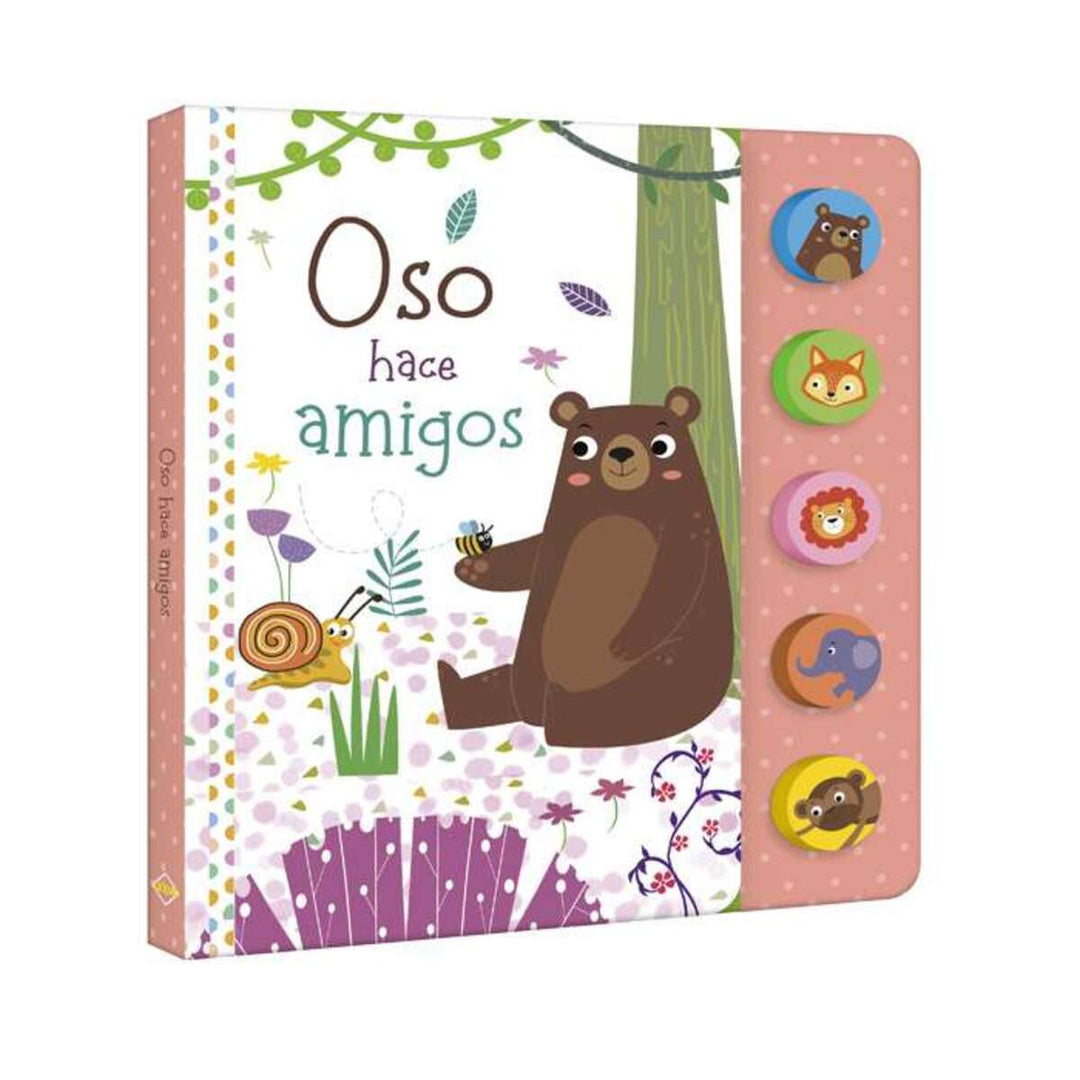Libro Infantil Sonidos oso Hace Amigos Niños
