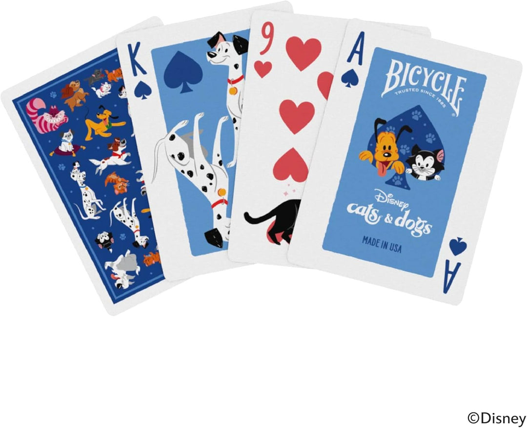 Cartas Bycycle Diseño Cats And Dogs Para Niños