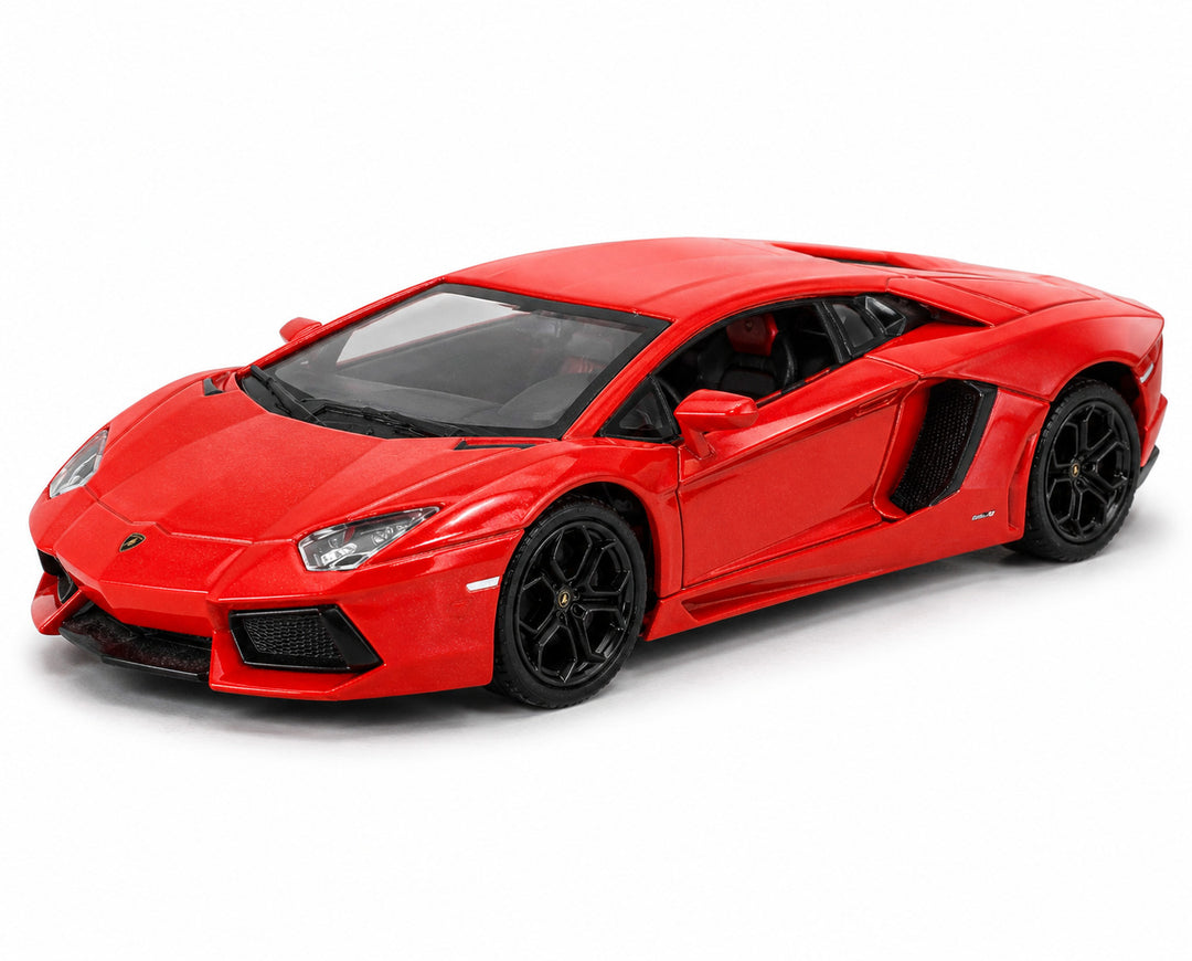 Carros A Escala 1:36 Lamborghini Aventador Coupe Naranja
