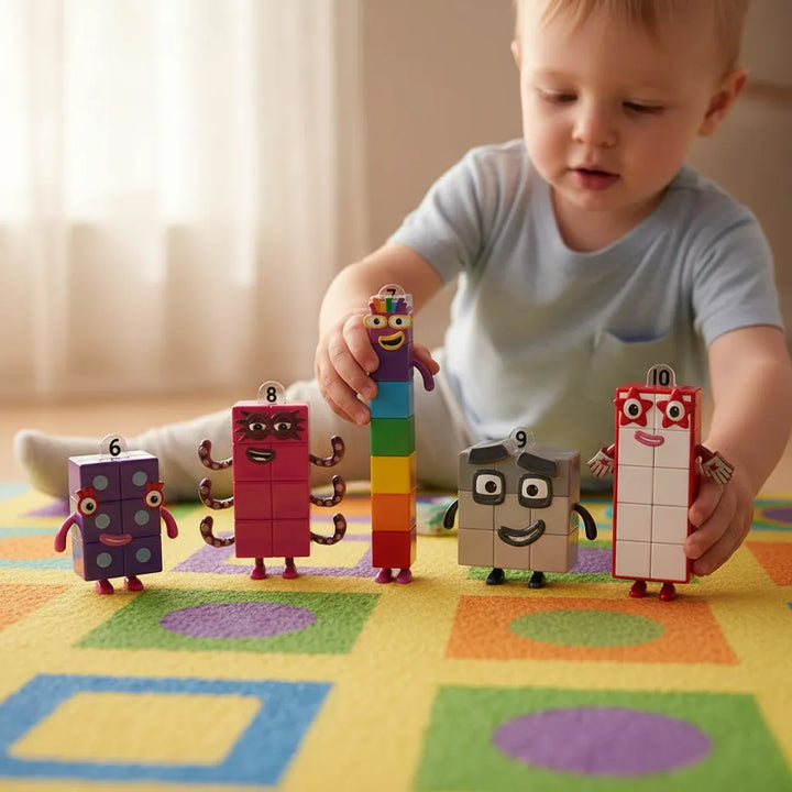 Juego Figuras Numberblocks Del 6 Al 10 Niños