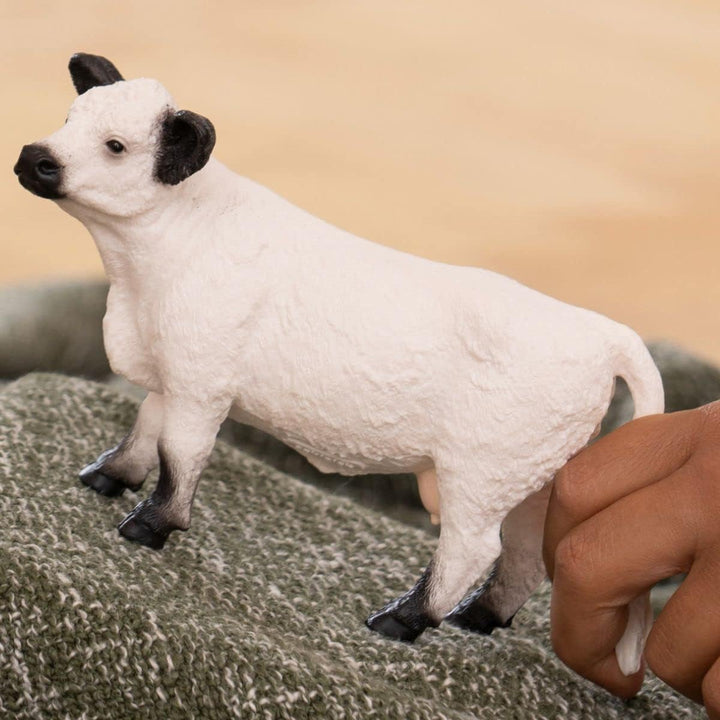 Figura Vaca Galloway Pintada A Mano Schleich