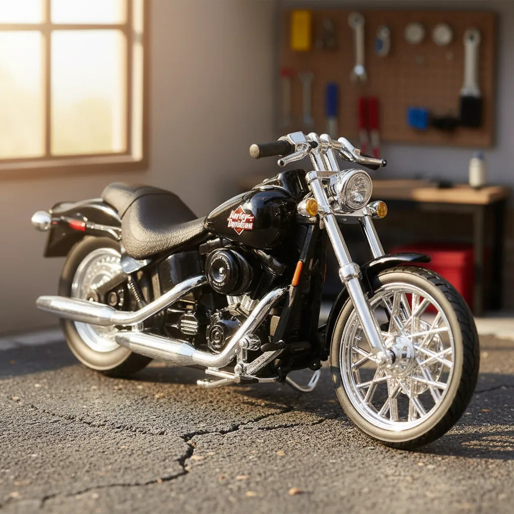 Moto A Escala Harley-davidson 2002 FXSTB Night Train
