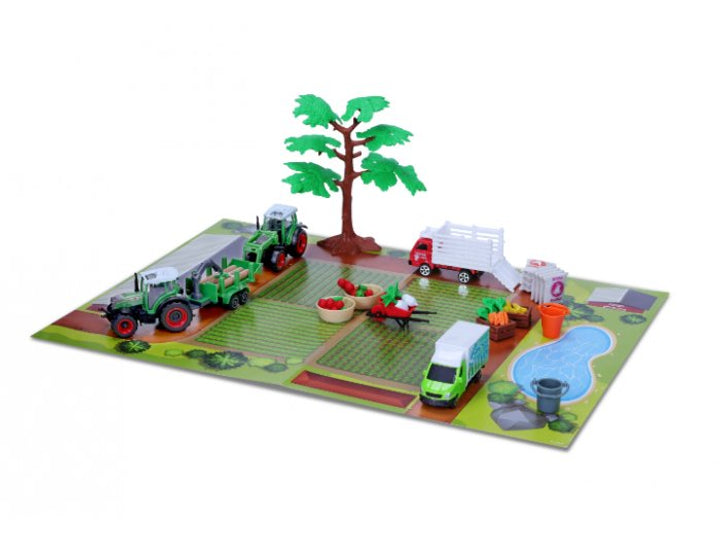 Juguete Set De Granja Con Tractor Para Niños