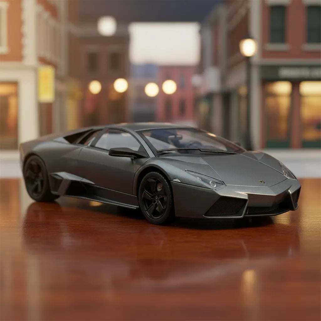 Carro Coleccionable Maisto 1:36 Lamborghini Reventon Gris