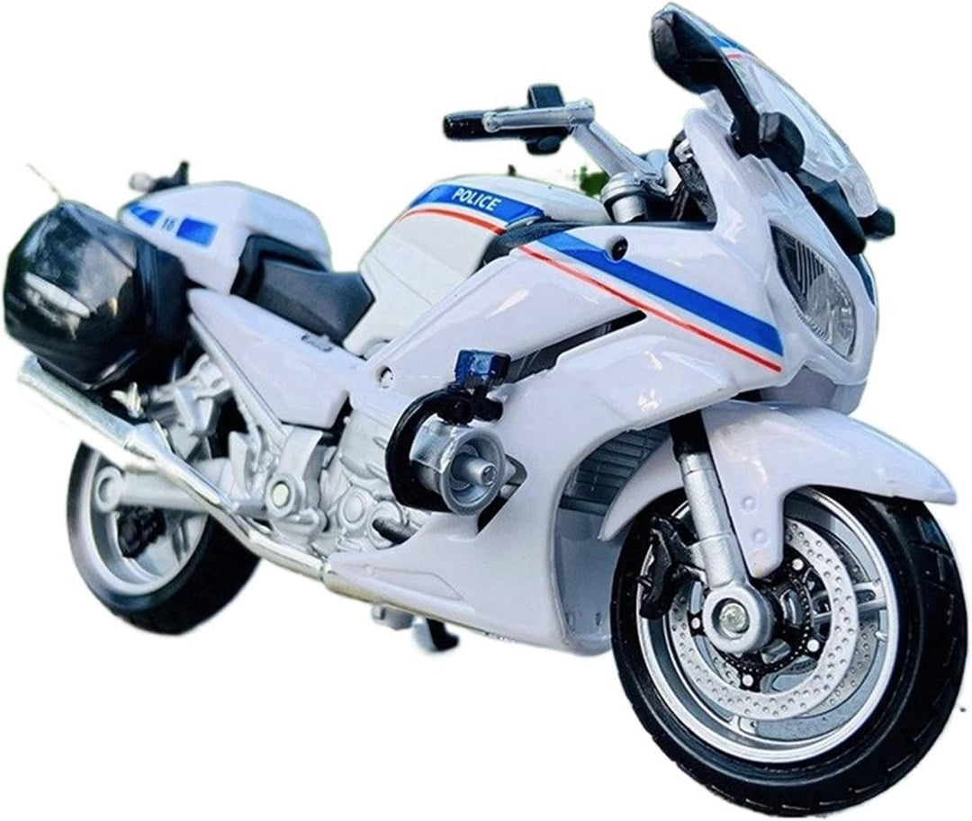 Moto A Escala De Policía Escala 1/18 Maisto