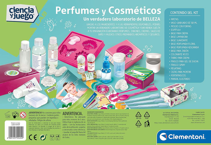 Juego Laboratorio De Belleza Y Perfumes Niños