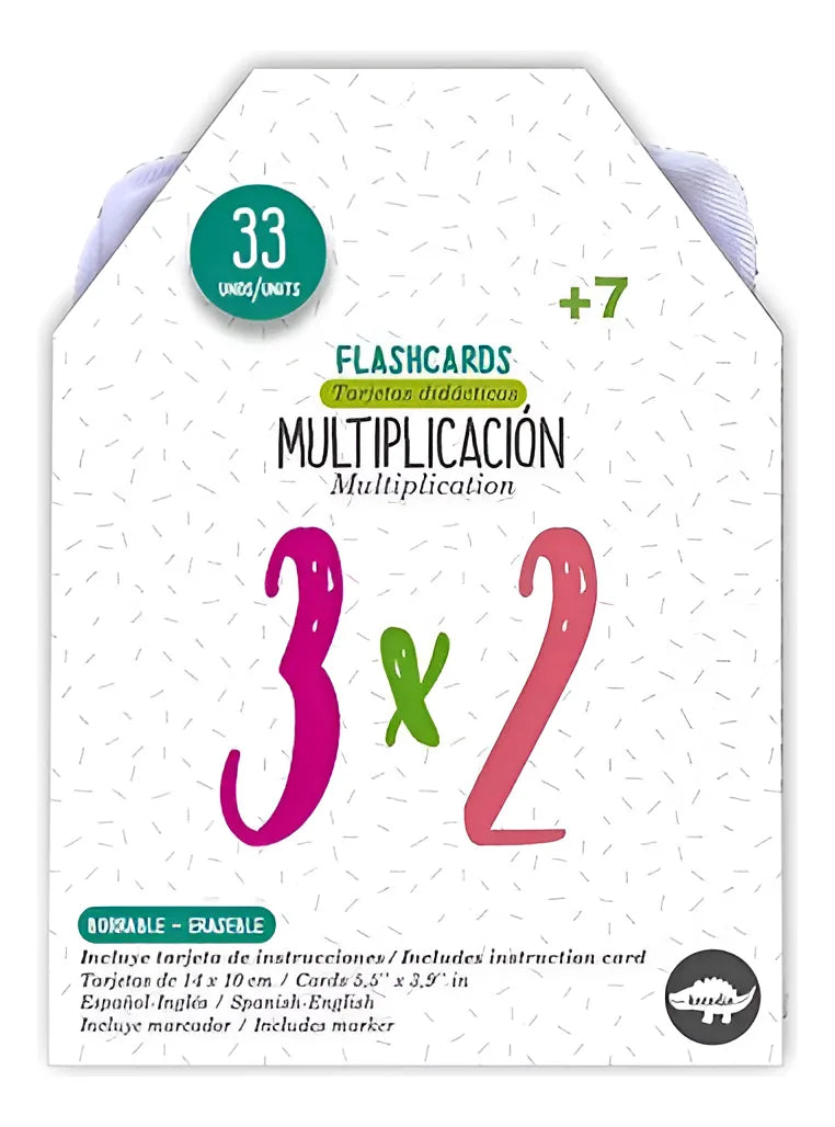 Flashcards Borrables Multiplicación