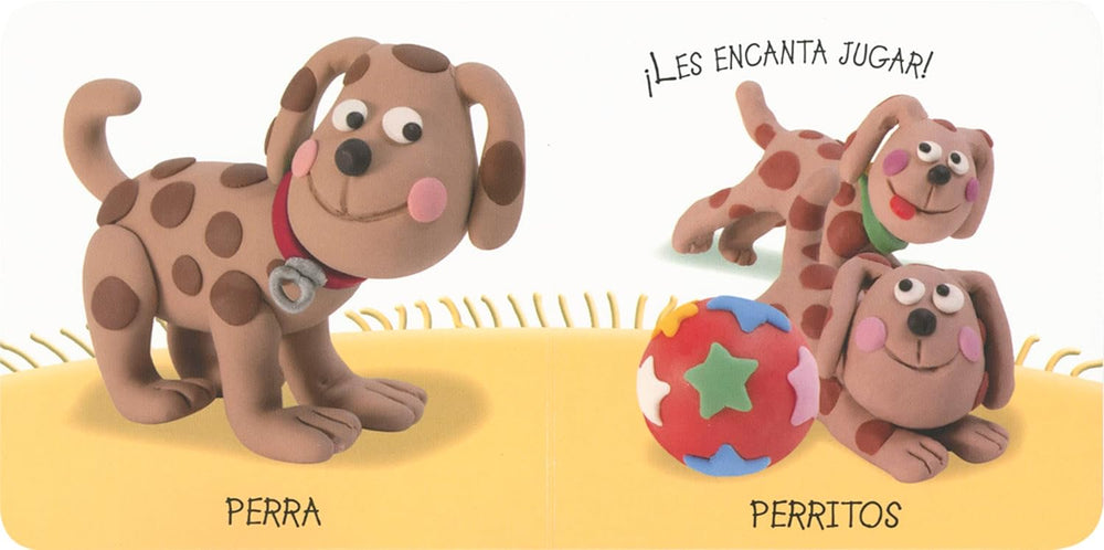 Libro Animales Y Sus Crías Escarchado Para Bebés