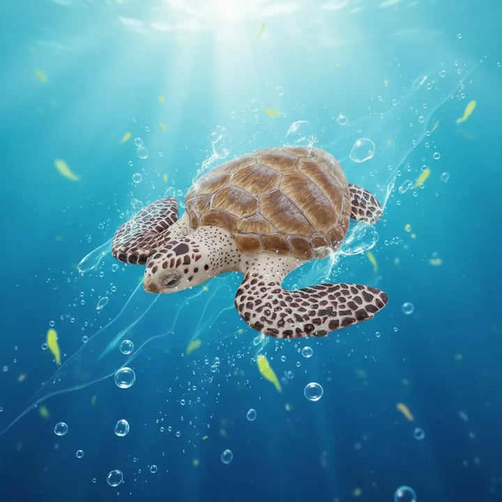 Figura Tortuga De Mar Pintada A Mano  Niños Adultos