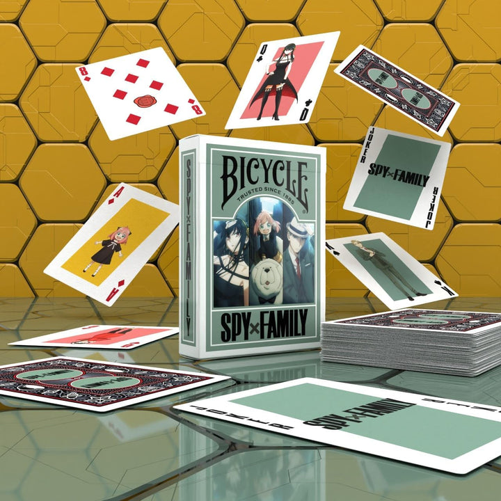 Cartas Bycycle Diseño Spy X Family Para Adultos