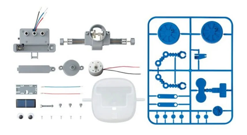 Experimento de juguete :  Robot de energía solar