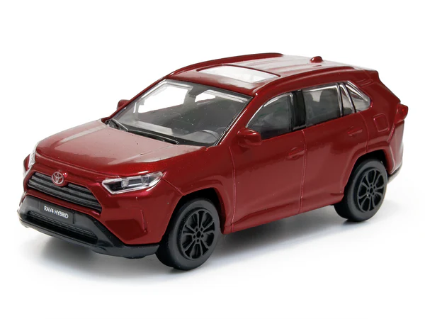 Carro Coleccionable A Escala 1/36 Toyota Rav4 2022 Rojo