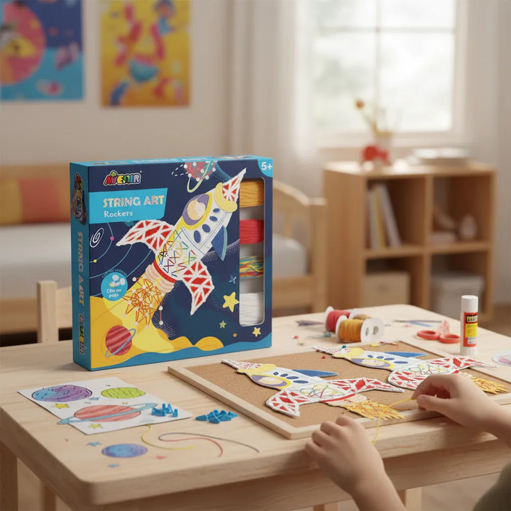 Set Arte Y Diseño Con Hilos El Espacio
