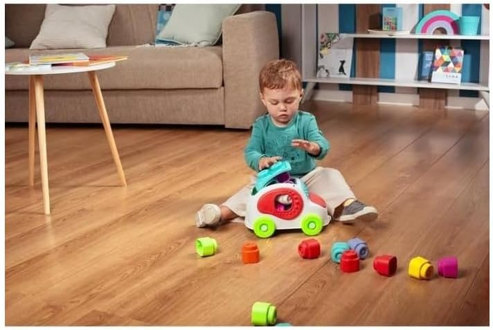 Juego Didáctico Carro Con Bloques Para Bebés