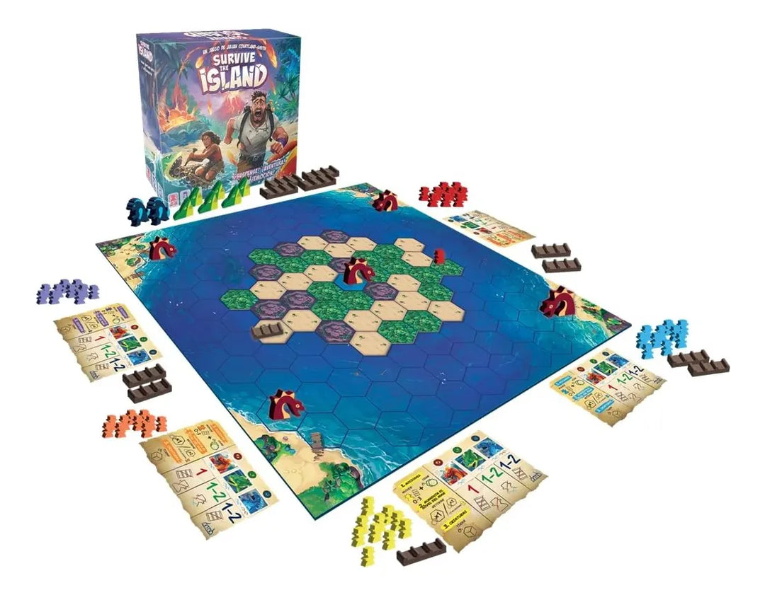 Juego De Mesa Survive The Island Para Niños