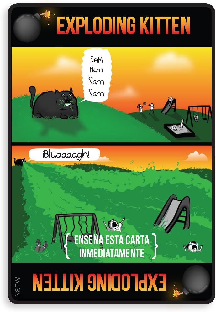 Juego De Mesa Exploding Kittens Nsfw Para Adultos