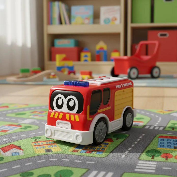 Carro De Bomberos Con Luces Y Sonidos Niños