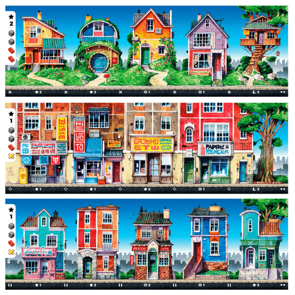 Juego De Mesa Estrategia Barrio Para Niños Familia