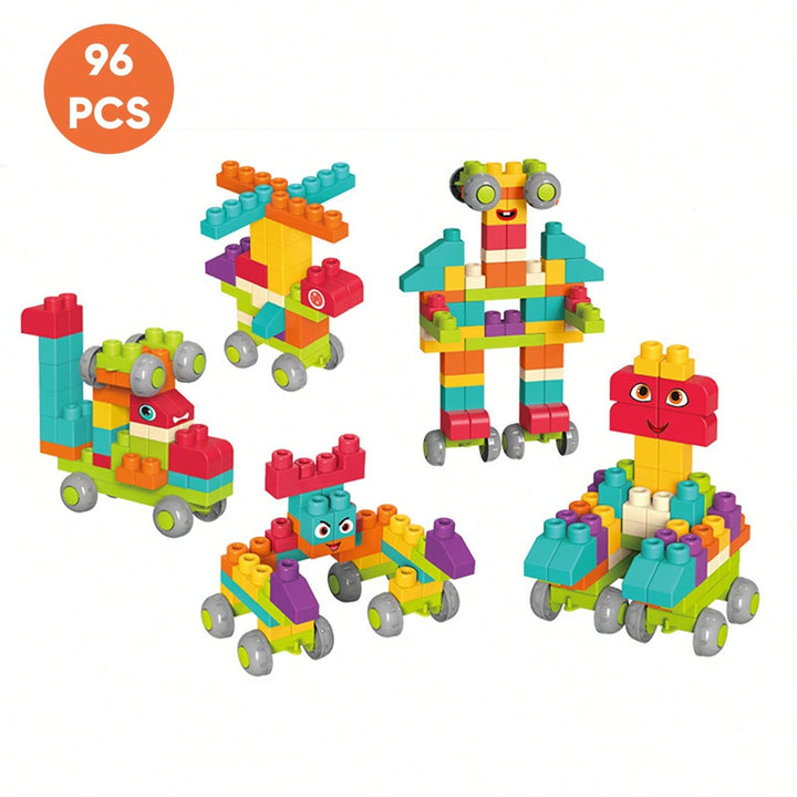 Juego Bloques De Construcción 96 piezas Niños