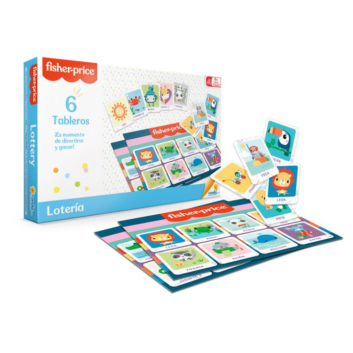 Juego De Mesa Lotería Fisher-price 6 Tableros Niños