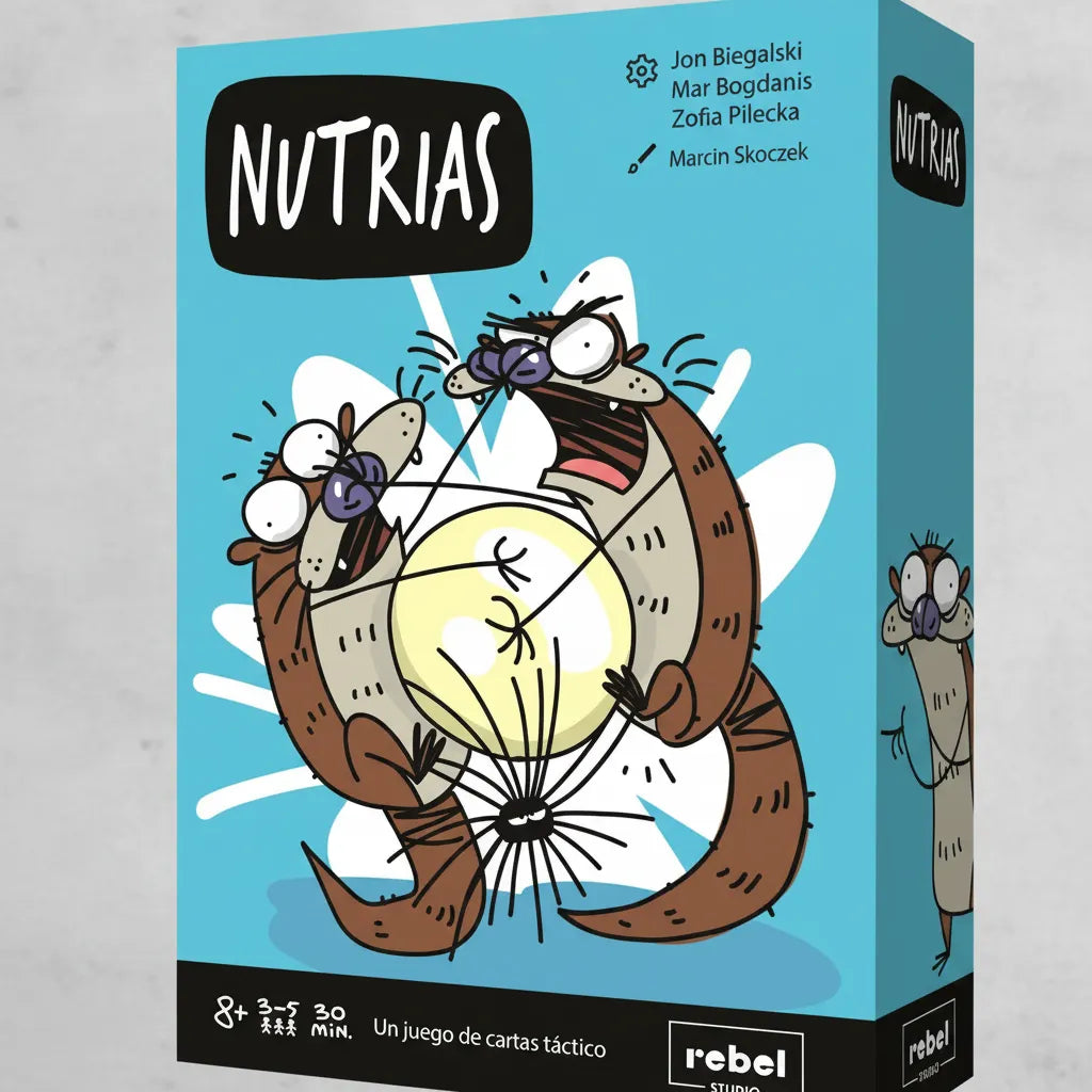 Juego De Mesa Cartas Estrategia Nutrias Para Niños Familia