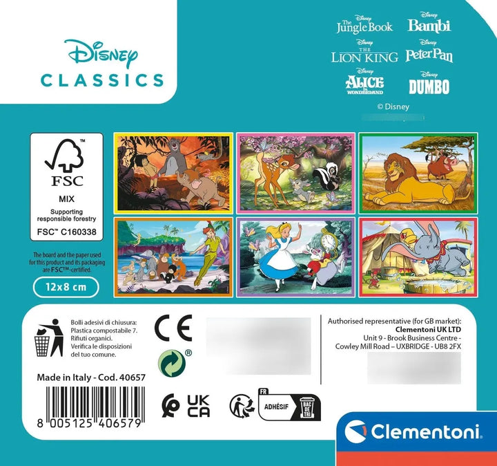 Rompecabezas Cubos Disney Classics Clementoni Para Niños
