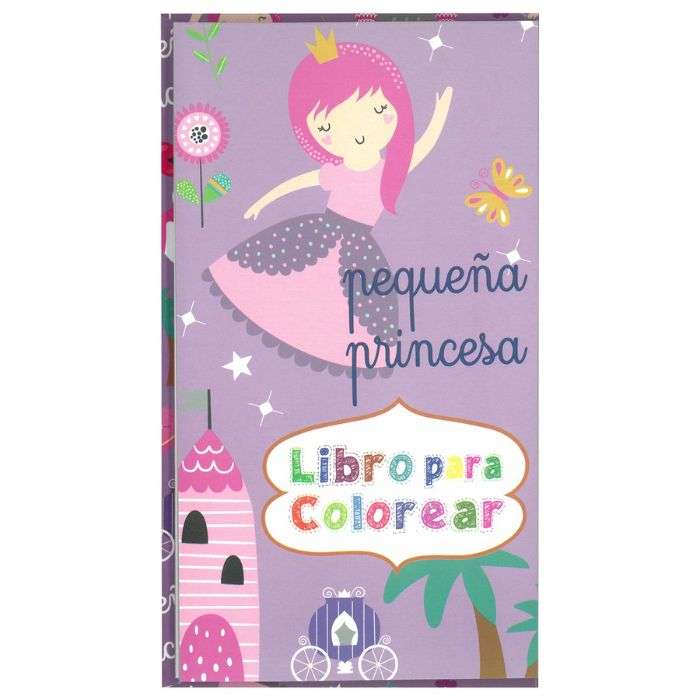 Libro Set Para Colorear Princesas Con Colores Niños