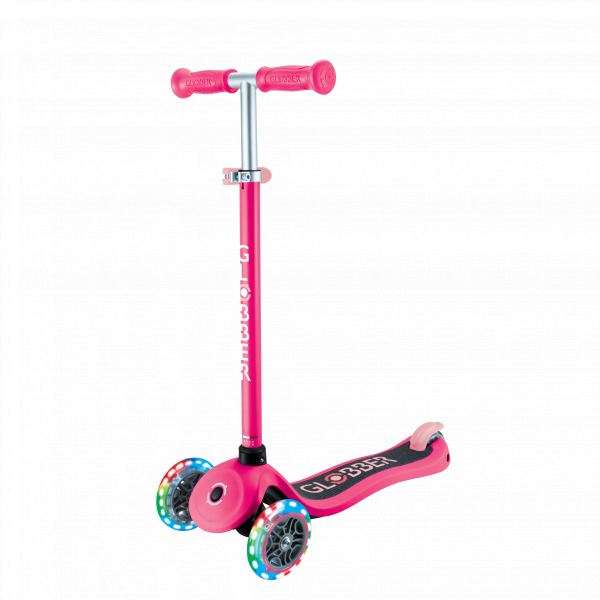 Patineta Primo Lights Fucsia Luces Led Para Niños