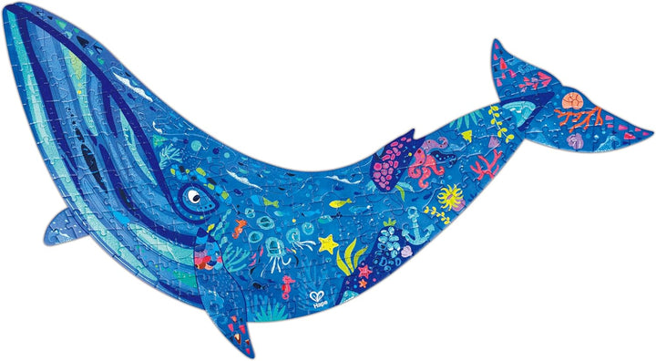 Rompecabezas Ballena Brillante 200 Piezas Para Niños