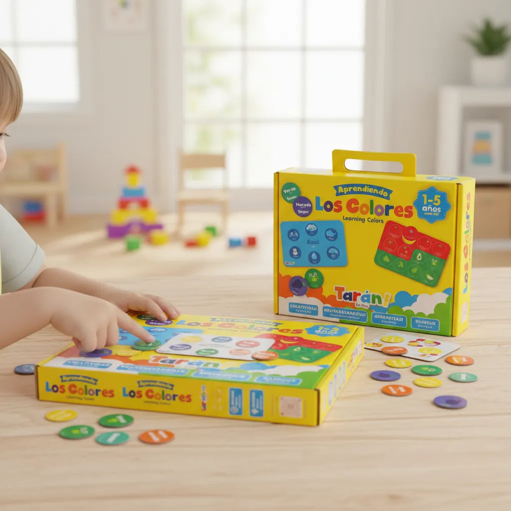 Juego Didáctico Aprendiendo Los Colores Para Niños