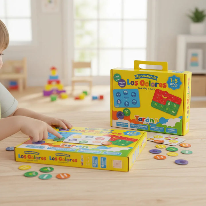 Juego Didáctico Aprendiendo Los Colores Para Niños