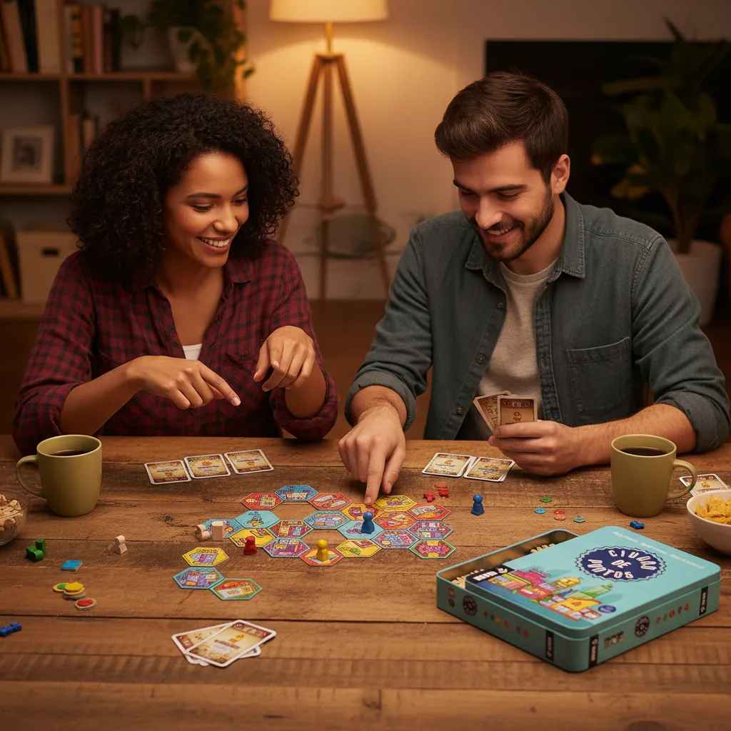Juego De Cartas Ciudad De Puntos Estratégico