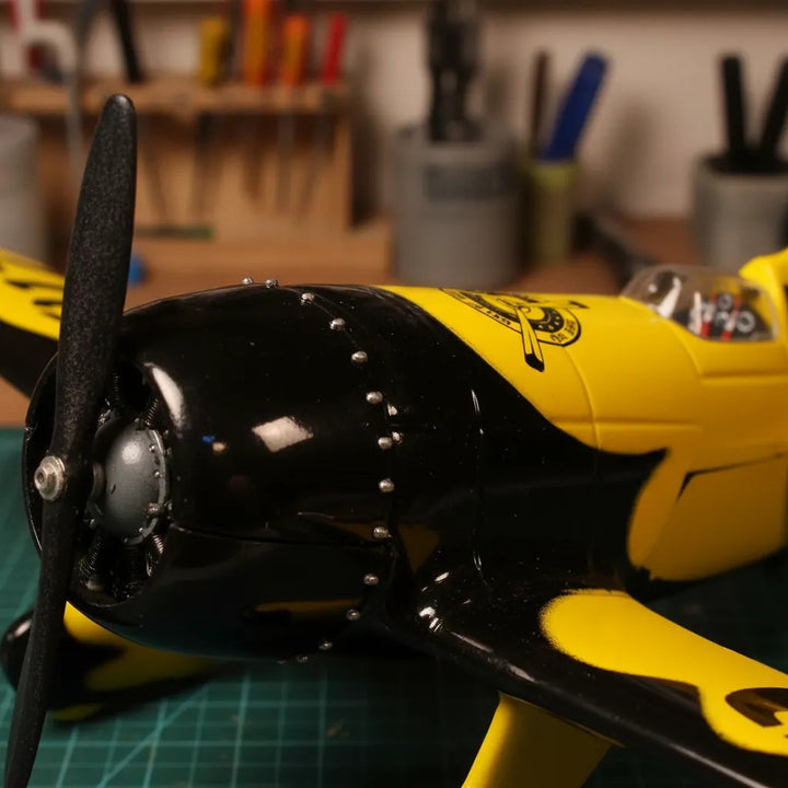 Avión Coleccionables Gee Bee Super Sportster R-1 Amarillo