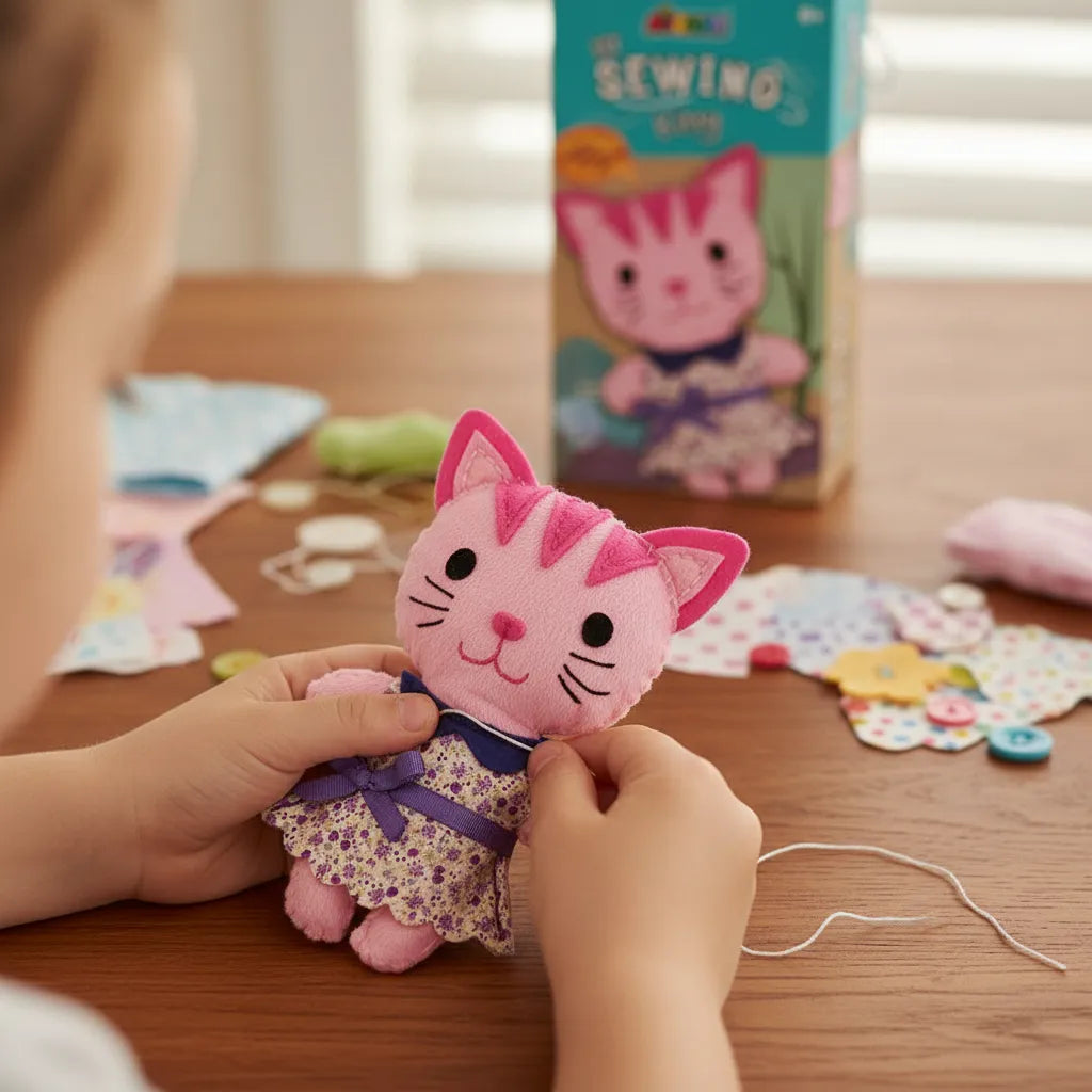 Set De Arte Y Manualidades Amigos Tejidos Gato
