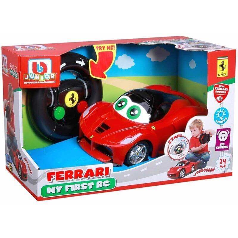Carro A Control Remoto Ferrari Timón Niños