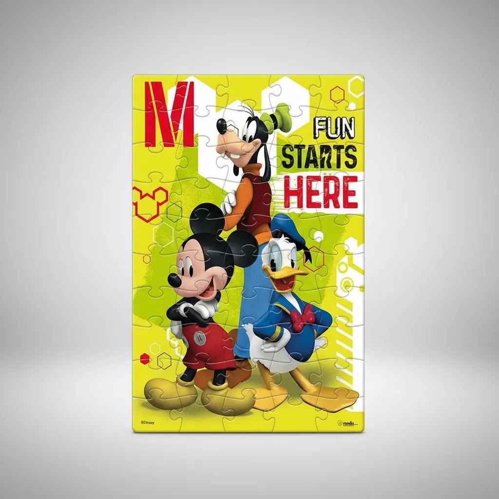 Rompecabezas Mickey Mouse 50 Pieza Para Niños