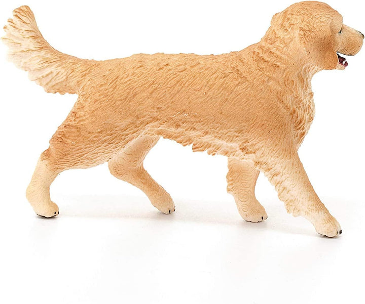 Figura Golden Retriever Pintado A Mano Schleich