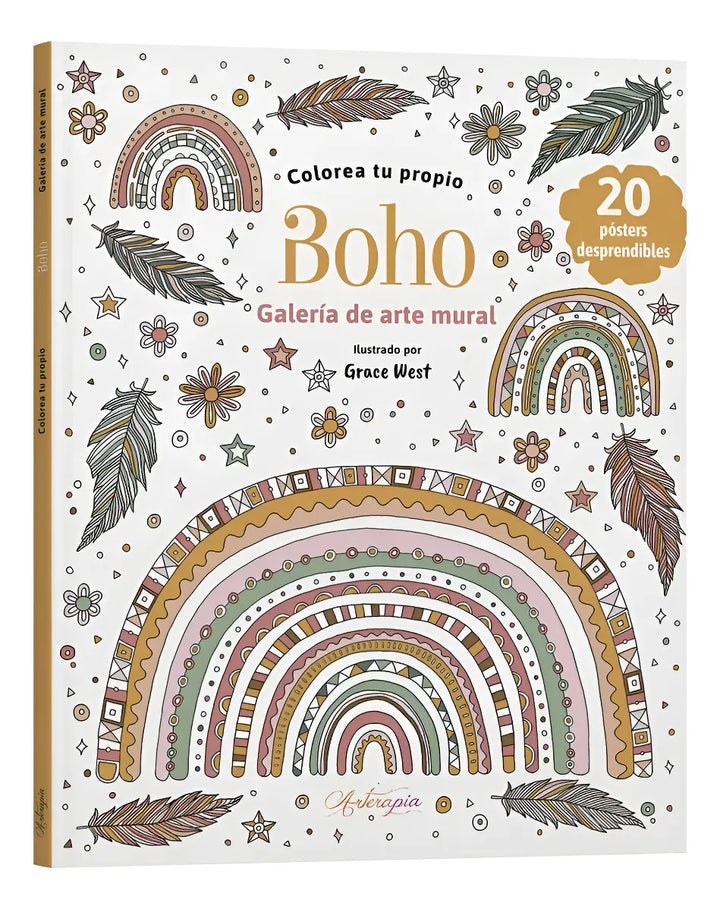 Libro Creativo Para Colorear Tu Propio Boho Niños