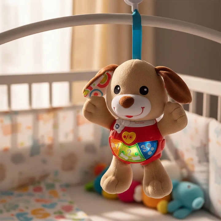 Juguete Bebé Peluche Perrito Luces Sonido