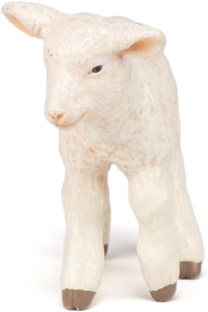 Figura Cordero Pintada A Mano Papo
